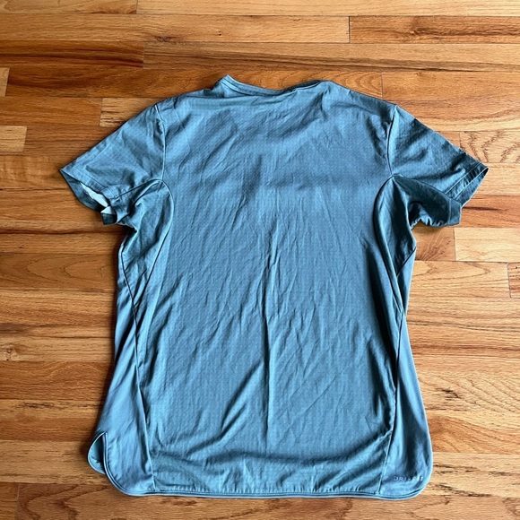 NIKE Dri Fit Green Short Sleeve Running Shirt M - Picture 4 of 4